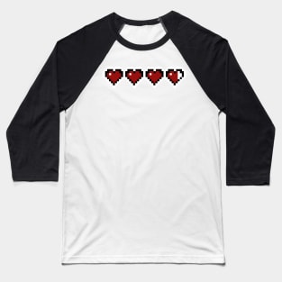 Almost Full Heart Gauge Baseball T-Shirt